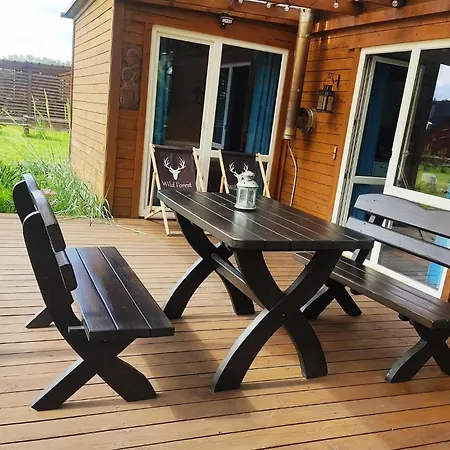 Prázdninový dům Uroczy I Wilcza Chatka,klimat Gorski Na Kaszubach,balia,sauna,ognisko