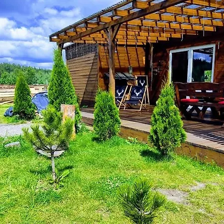 Prázdninový dům Uroczy I Wilcza Chatka,klimat Gorski Na Kaszubach,balia,sauna,ognisko