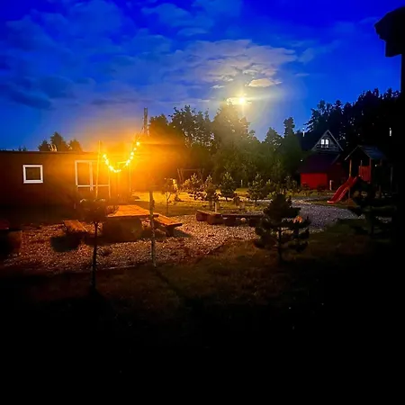 Wellness Chill Na Kaszubach,golubie ,saunowy Zakatek Z Balia Pod Gwiazdami *