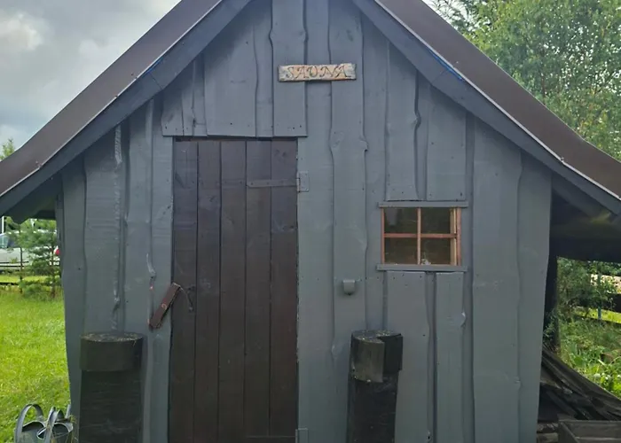 Wellness Chill Na Kaszubach,golubie ,saunowy Zakatek Z Balia Pod Gwiazdami * Sikorzyno