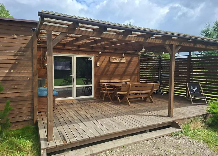 Wellness Chill Na Kaszubach,golubie ,saunowy Zakatek Z Balia Pod Gwiazdami Hébergement de vacances